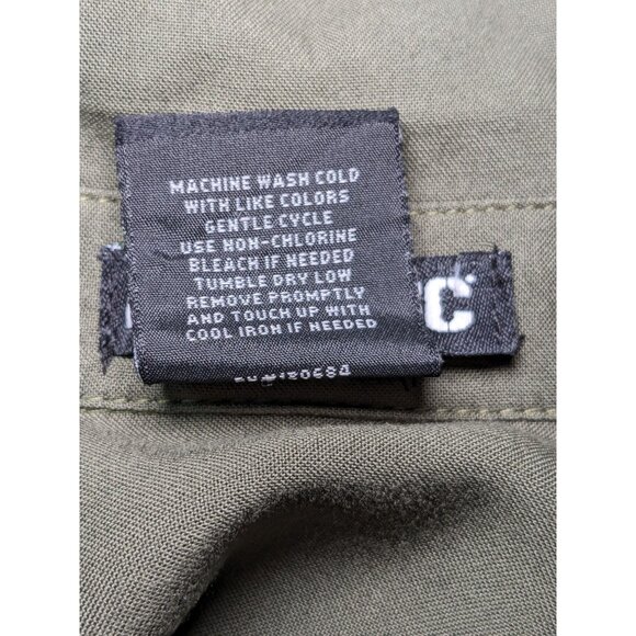 Hot Topic Steampunk Button Up Shirt Women Size M Ruffle Lace Whimsigoth Regency - Picture 9 of 9